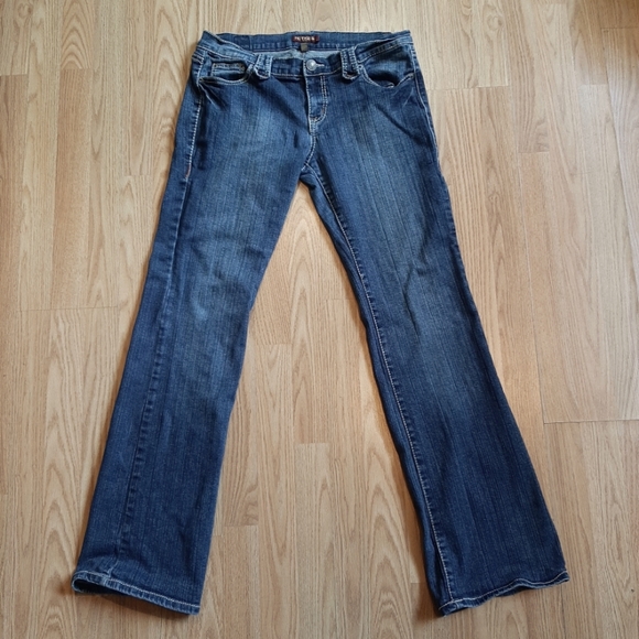 Hot Kiss Stretch Denim Jeans White Stitching - Picture 1 of 6